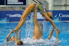 Kiara Quieti nella squadra nazionale canadese di nuoto sincronizzato
