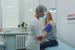 Il Centro di vaccinazione a R.d.P.