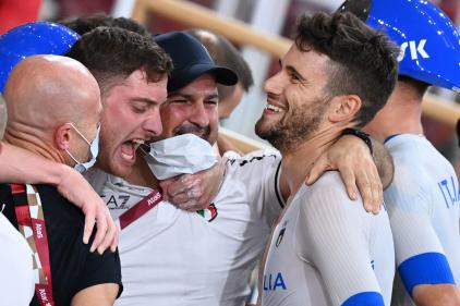 Tokyo2020/ Ciclismo su pista-inseguimento: oro più record del mondo per gli azzurri