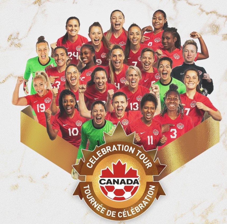 La tournée della nazionale canadese femminile di calcio
