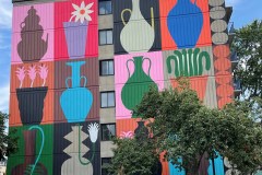 Forme e colori italiani per rivitalizzare il quartiere