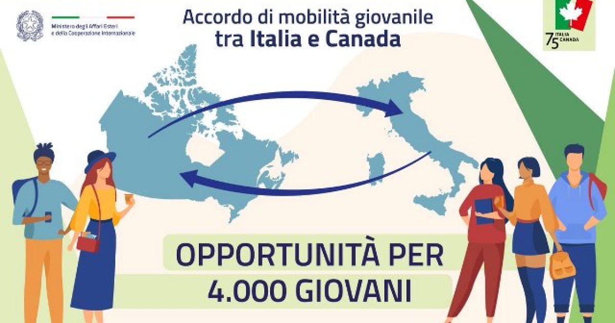 Italy-Canada: Youth Mobility Agreement enters into force