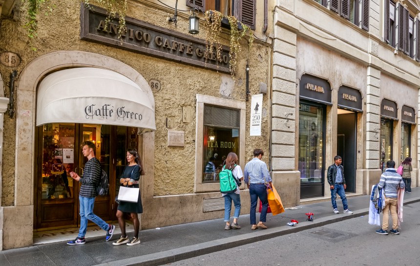 La Dante e il Caffè Greco insieme nel segno della cultura italiana